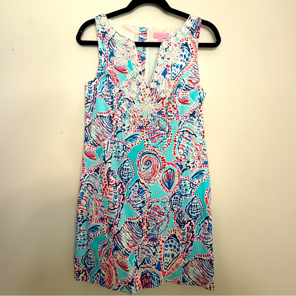 Preppy LILLY PULITZER Shell Me About It Gabby Dress Size 6 - Picture 5 of 17